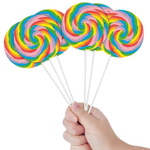 Load image into Gallery viewer, Rainbow Swirl Lollipops