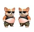 Load image into Gallery viewer, Big Squishy Belly 3D Stickers / 大きくてぷにぷにしたお腹の3Dステッカー