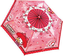 ギャラリービューアに画像を読み込み、Foldable Umbrella girls 300g | 女の子用 折りたたみ僘 キャラクターデザイン