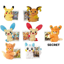 Load image into Gallery viewer, Pokemon Cheek Rubbing Series Plush & Cards Collection 361g | Pokemon Cheek Series Plush & Cards