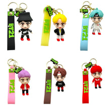 Load image into Gallery viewer, 3D BTS Tiny Tan Keychain Collection BTS Keychain