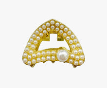 ギャラリービューアに画像を読み込み、Pearls and Rhinestones Hair Claw Collection -Small Size ヘア クリップ パール 小