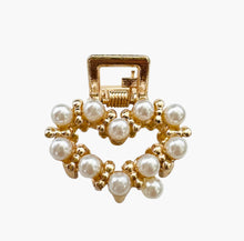ギャラリービューアに画像を読み込み、Pearls and Rhinestones Hair Claw Collection -Small Size ヘア クリップ パール 小