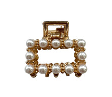 ギャラリービューアに画像を読み込み、Pearls and Rhinestones Hair Claw Collection -Small Size ヘア クリップ パール 小