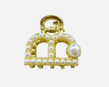 ギャラリービューアに画像を読み込み、Pearls and Rhinestones Hair Claw Collection -Small Size ヘア クリップ パール 小