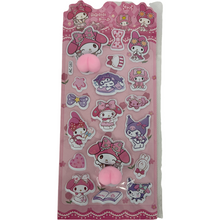 ギャラリービューアに画像を読み込み、Sanrio 3D Fluffy Butt Stickers | サンリオ 3D ふわふわおしりステッカー