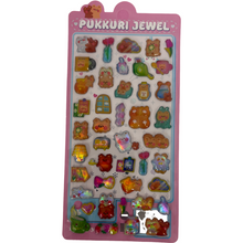 ギャラリービューアに画像を読み込み、Pukkuri Jewel Hologram Stickers