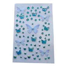 ギャラリービューアに画像を読み込み、Butterfly Diamond Stickers / バタフライダイヤモンドステッカー
