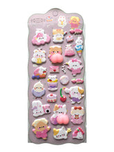 Load image into Gallery viewer, Pukkuri Jewel Squishy 3D Stickers / ぷっくりジュエルスクイーズ3Dステッカー