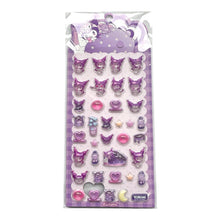 ギャラリービューアに画像を読み込み、Sanrio Official 2026 Collection 3D Glossy Stickers /サンリオ公式2026コレクション 3D光沢ステッカー