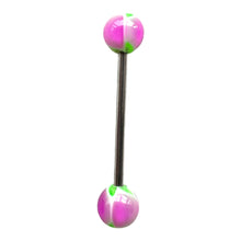 ギャラリービューアに画像を読み込み、Flower Acrylic Ball Tongue Pierce / フラワーアクリルボール・タンピアス