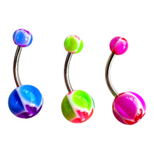 ギャラリービューアに画像を読み込み、Flower Ball Navel Pierce / フラワーボール・へそピアス
