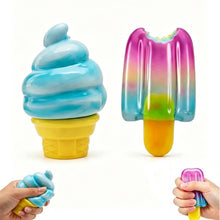 Load image into Gallery viewer, Ice Cream and Popsicle Squishy Sensory Set of 6 /アイスクリーム&アイスキャンディー スクイーズ・センサリーセット(6個セット)