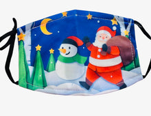 ギャラリービューアに画像を読み込み、XMAS Face Mask with extra layer of filter protection. Cotton, Washable!