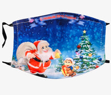 ギャラリービューアに画像を読み込み、XMAS Face Mask with extra layer of filter protection. Cotton, Washable!