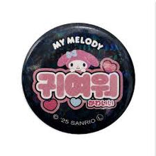 ギャラリービューアに画像を読み込み、Sanrio Mini Pin Badges