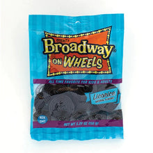 Load image into Gallery viewer, Broadway on Wheels - Licorice Candy, Tire Gummy, Licorice, Italy