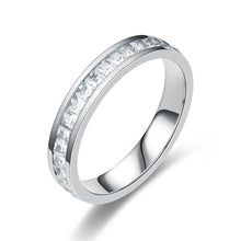 Load image into Gallery viewer, High Quality Zircon Stainless Steel Diamond Rings