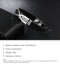 Load image into Gallery viewer, X Shape Silicone Bracelet