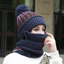Load image into Gallery viewer, Beanie, Scarf & Face Mask set. Thick and Warm.