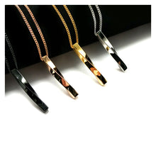 Load image into Gallery viewer, Twisted Steel Pendant
