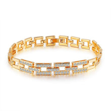 Load image into Gallery viewer, Gold-plated, micro-inlaid zircon bracelet