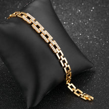 Load image into Gallery viewer, Gold-plated, micro-inlaid zircon bracelet