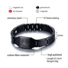 Load image into Gallery viewer, Magnetic Carbon Fiber Bracelet