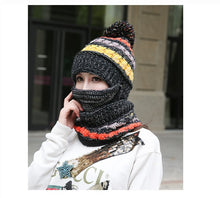 Load image into Gallery viewer, Beanie, Scarf & Face Mask set. Thick and Warm.