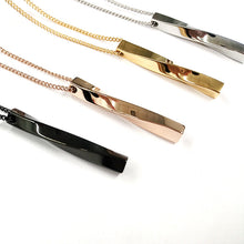 Load image into Gallery viewer, Twisted Steel Pendant