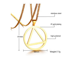 Load image into Gallery viewer, Geometric Steel Pendant