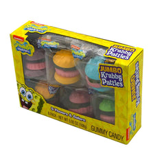 Load image into Gallery viewer, Jumbo Krabby Patties - Pack of 6 Spongebob Squarepants Jumbo Krabby Burger Gummies