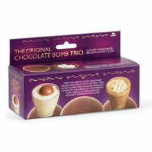 Load image into Gallery viewer, Hot Chocolate Marshmallow Bombs, Luxury Trio Set Belgian marshmallow-filled hot chocolate balls