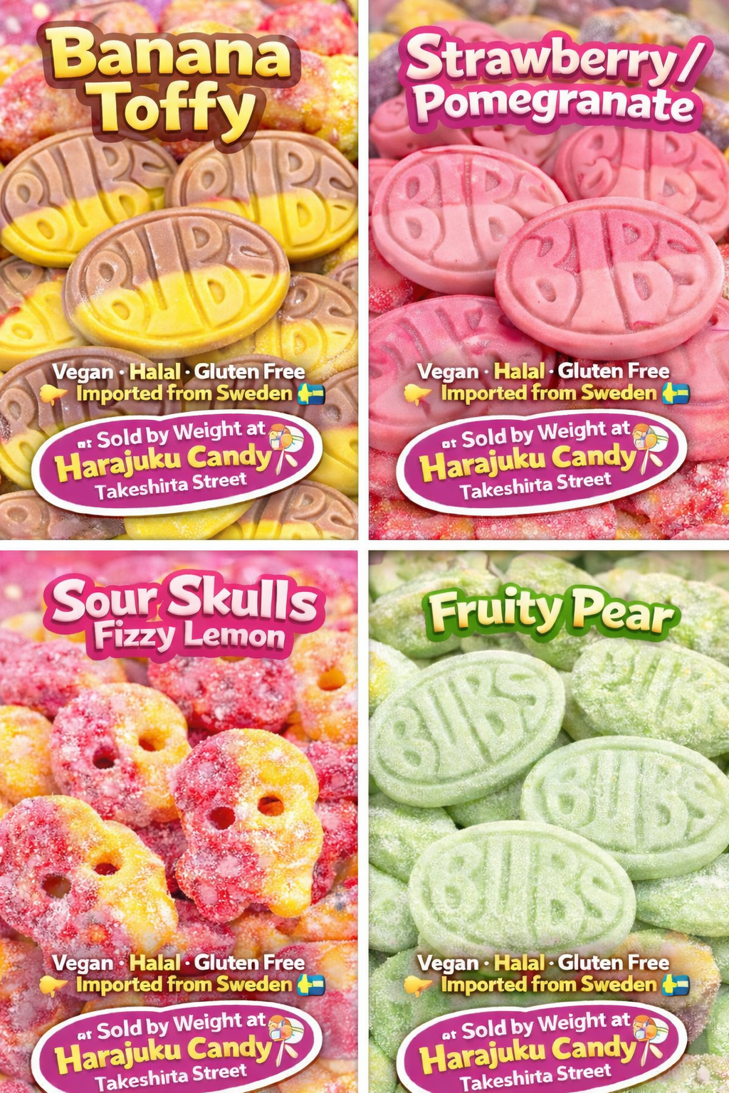 HARAJUKU CANDY × 本物のBUBS GODIS（スウェ ディッシュキャンディ