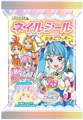 Furuta's Pretty Cure Nail Sticker Egg Cookie　プリキュア　ネイルシール　たまごクッキー