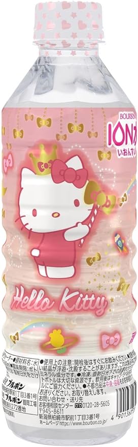 Bourbon Sanrio Ion Water 500 ml　ブルボン　サンリオ　水