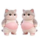 Load image into Gallery viewer, Big Squishy Belly 3D Stickers / 大きくてぷにぷにしたお腹の3Dステッカー
