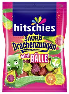 Hitschies Sour Dragon Tongues Brizzl Balle 100g pack