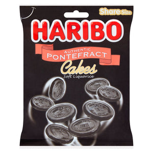 Haribo Pontefract Cakes Soft Liquorice 160g ~ Share size