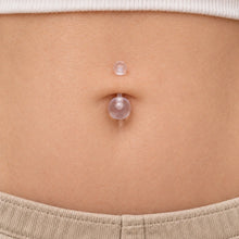 ギャラリービューアに画像を読み込み、Acrylic Clear Ball Navel Pierce / アクリル製クリアボール・へそピアス
