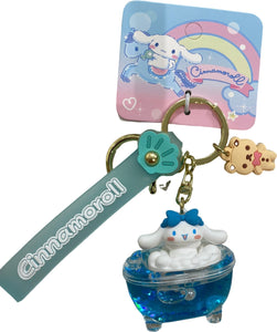 Sanrio Bath Tub 3d Keychains