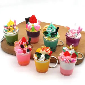 Dessert Drink 3D Keychain