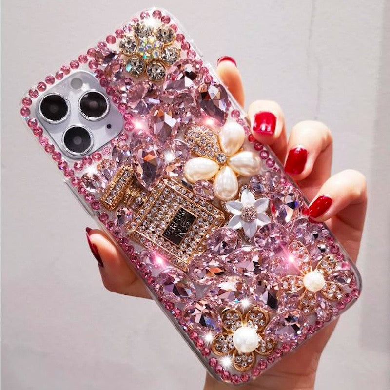 Shiny Rhinestone Perfume Iphone Cases　パフューム