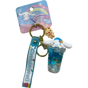 Sanrio Glass cup 3D Keyrings