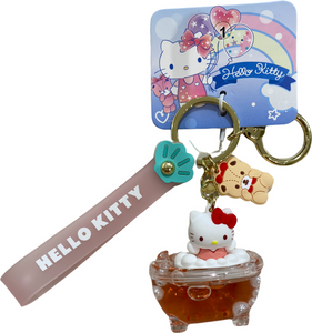 Sanrio Bath Tub 3d Keychains