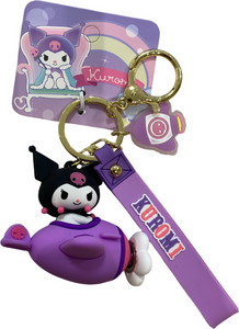 Sanrio Airplane  3D Keyrings