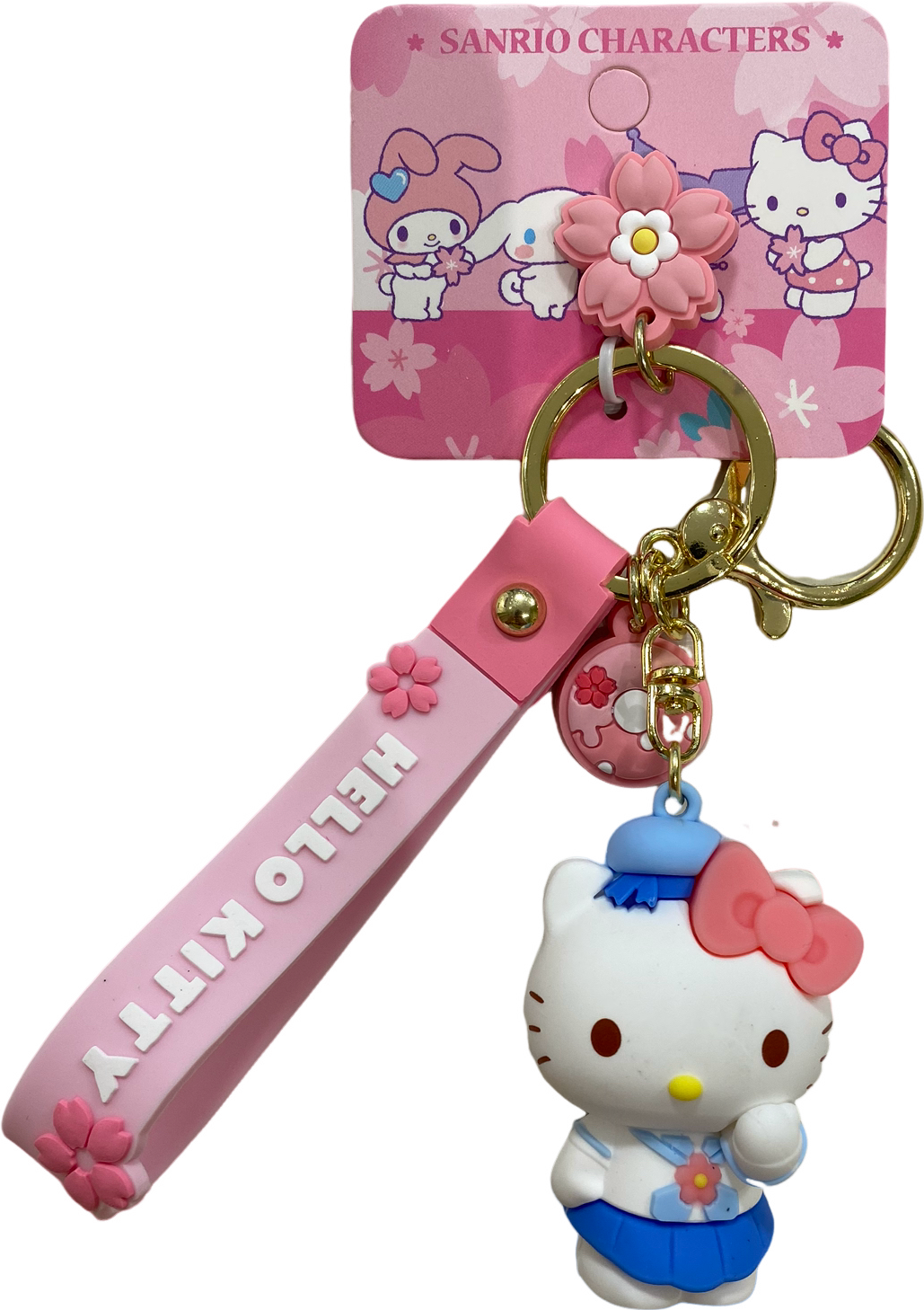 Sanrio Sakura Flower 3D Keychains