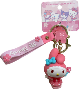 Sanrio Sakura Flower 3D Keychains