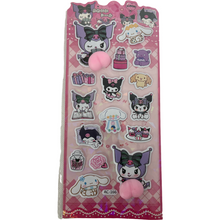 ギャラリービューアに画像を読み込み、Sanrio 3D Fluffy Butt Stickers | サンリオ 3D ふわふわおしりステッカー
