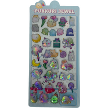 ギャラリービューアに画像を読み込み、Pukkuri Jewel Hologram Stickers
